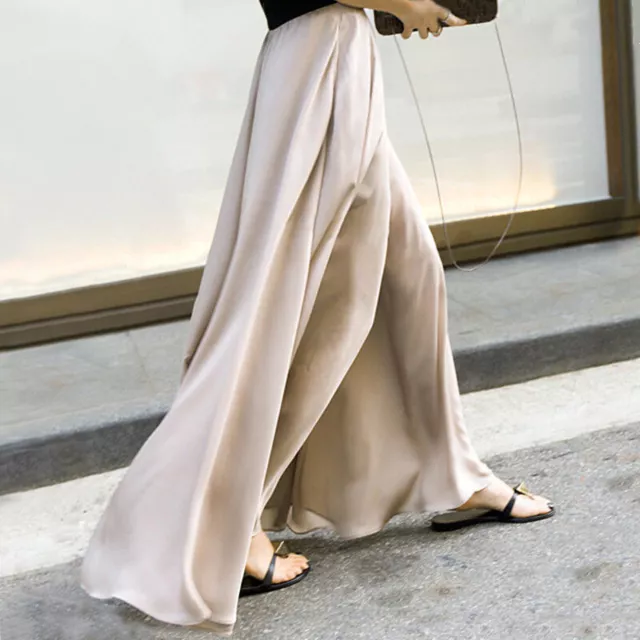 Pantalon sale jupe plissé