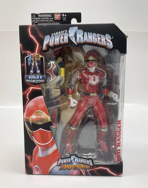 POWER RANGERS NINJA Storm Red Ranger Legacy Collection Figure Bandai