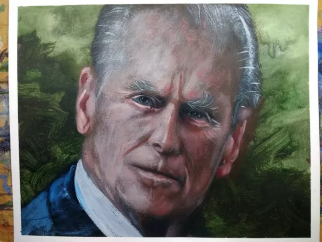 Original Portrait Of Prince Phillip