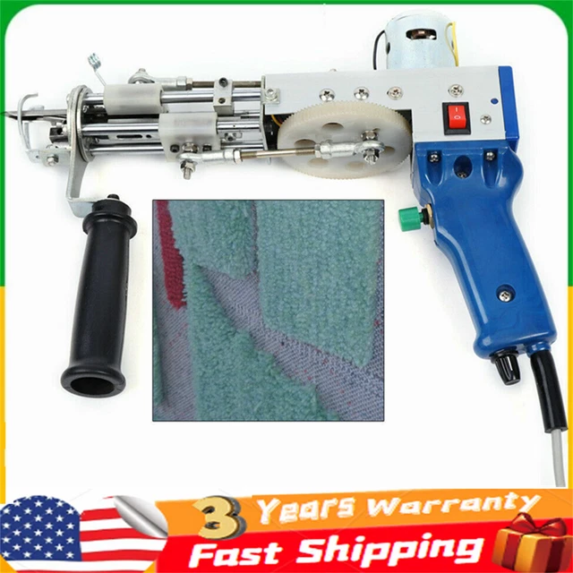 RUG MAKING TOOL Electric Carpet Tufting Gun Cut Pile Weaving Flocking