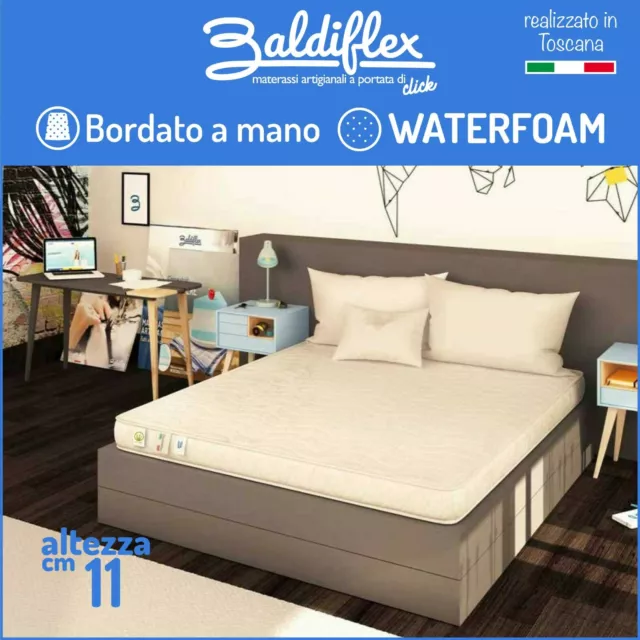 Matelas Une Carré Et Demi Easy Aloe Petit - 100% Fabriqué en Italie Baldiflex