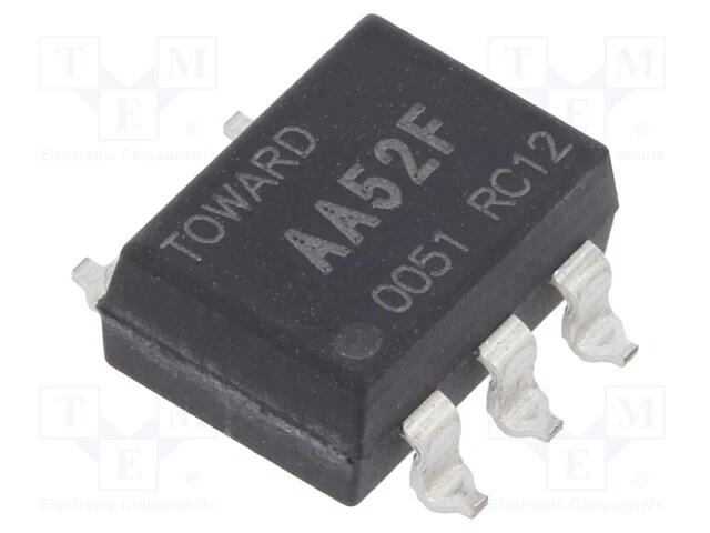 Optocoupler SMD OUT: MOSFET SMD6-5 1.7kV AA52 Ch: 1