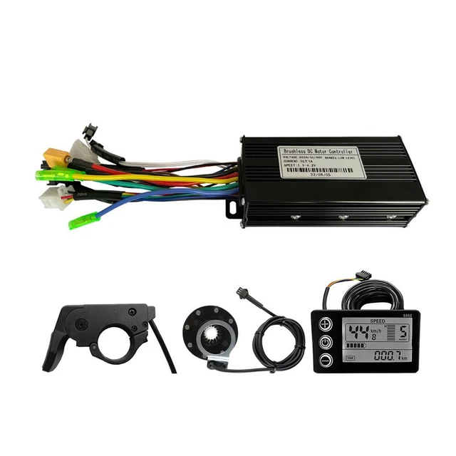 EBIKE LCD DISPLAY Controller Kit Thumb Throttle 24/36/48V 500W/750W