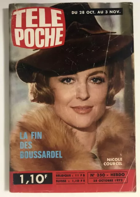 ►TELE POCHE n°350 - 1972 - NICOLE COURCEL - SYLVIE VARTAN - MIKE BRANT