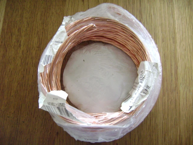 5 metres Câble tresse cuivre nu pour mise à la terre 25 mm². neuf.