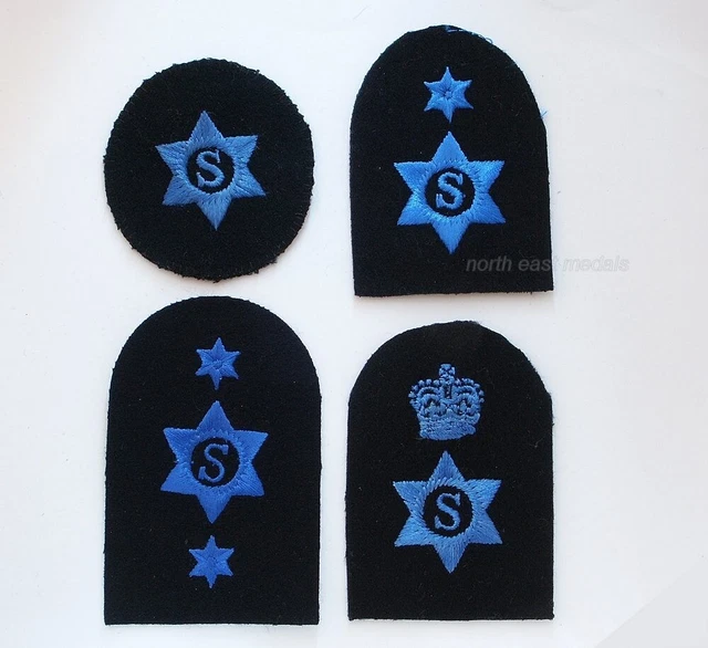 Wrnsn FOUR ROYAL NAVY Wrens WRNS Trade Qualification Arm Badges: Steward £13. ...