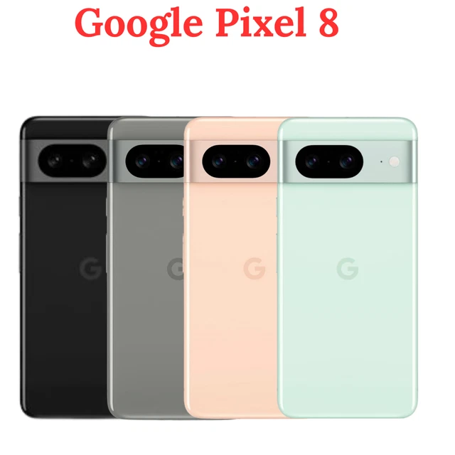 GOOGLE PIXEL 8 128GB 5G Factory Unlocked Android Mobile Phone Black ...