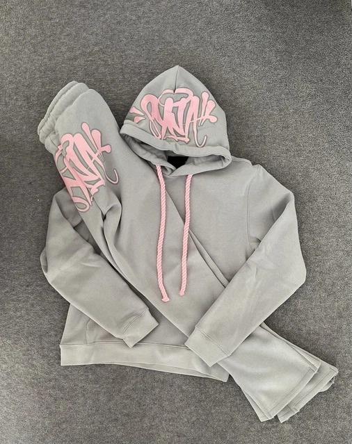 SYNA WORLD TRACKSUIT - Grey/Pink (Size S) £115.11 - PicClick UK