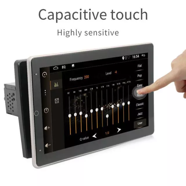 10.1" Bluetooth Car Stereo Radio Audio Touch Screen GPS Navigation MP5 Player