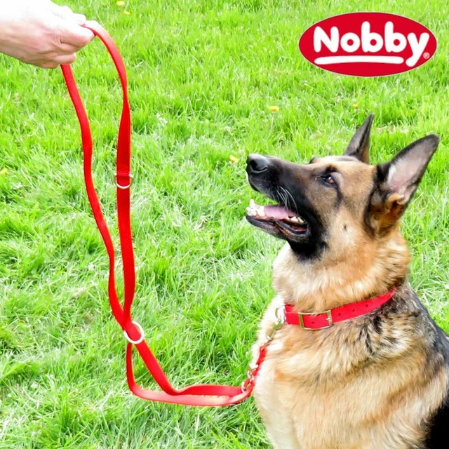 Nobby Führleine CLASSIC SOFT - 200 cm / 15+20+25 mm - Nylon Hundeleine 2 m 2