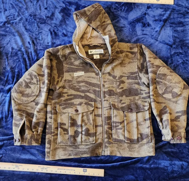 VINTAGE Y2K COLUMBIA Gallatin Heavy Wool Blend Camo Hunting Jacket Coat Men s M 125.00 PicClick