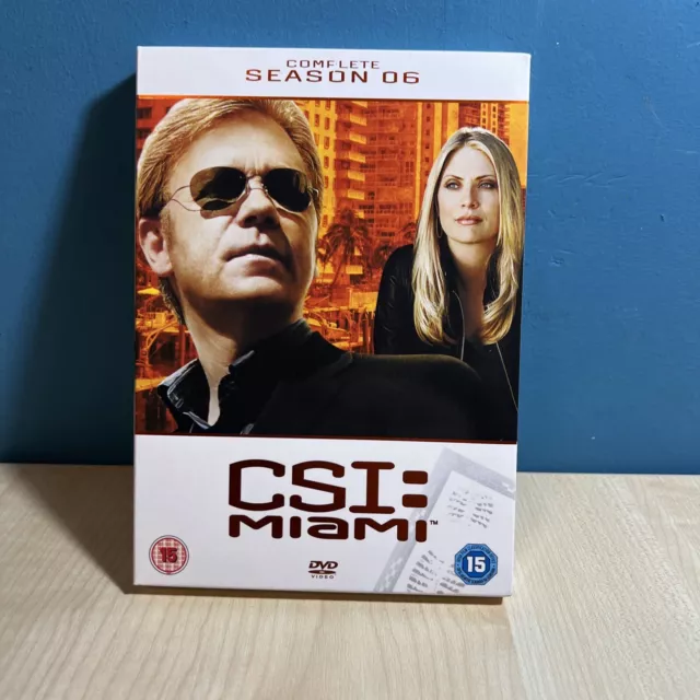 CSI Miami Complete Season 6 DVD Series Six Sixth Region 2 PAL UK Boxset