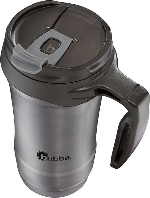 Bubba Hero Dual-Wall Vacuum-Insulated Stainless Steel Travel Mug, 18 Oz., Gunmet 5