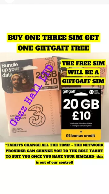 3 schede SIM a tre 4G + 5G Acquista 1 ottieni 1 GG gratis Pay As You Go ultimo 2023 nuove scorte