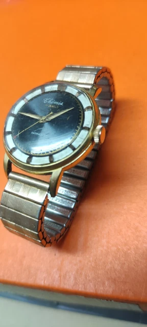 Montre Vintage Mécanique Homme Victoire (ZIM) URSS Années 1950 - Fonctionne - Bracelet Cuir Neuf