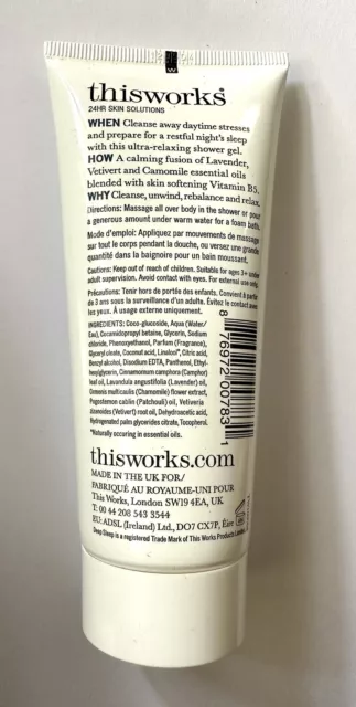 This works deep sleep Shower gel Gel dusche 100 ml 2