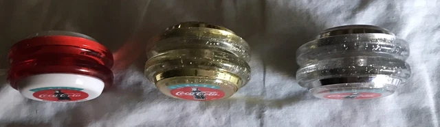 Rare Gold/Silver/Red Coca-Cola Russell Yo-Yo Galaxy Yo-Yo’s 3