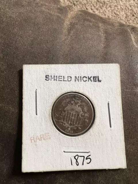 1875 Shield Nickel - Rare
