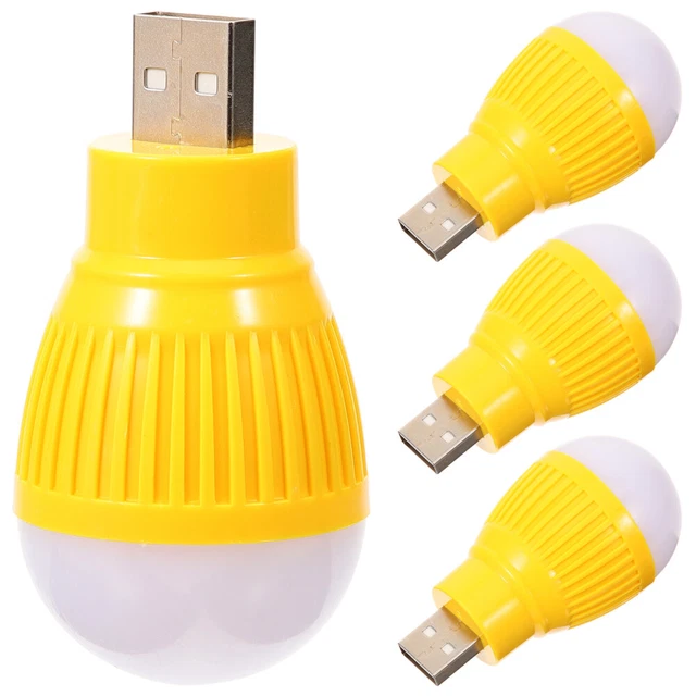 4 PCS SMALL USB Light Lantern Mini Emergency Lights Bedroom Bulb £5.59