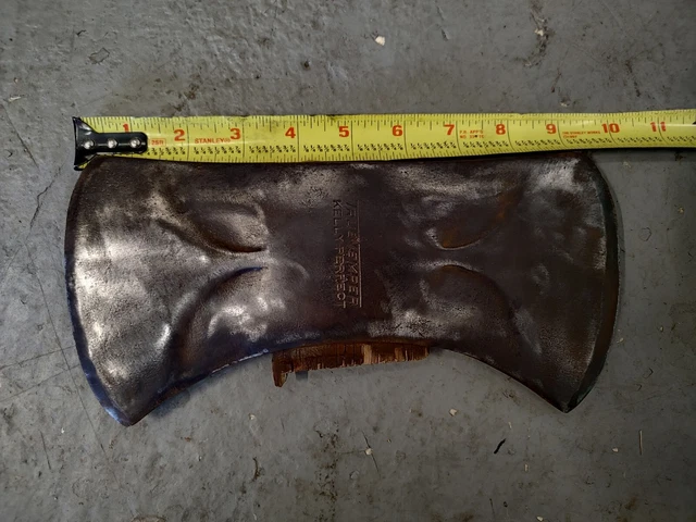 Vintage True Temper Kelly Perfect Phantom Bevel Double Bit Axe Head