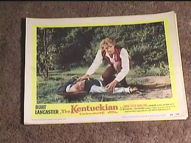 Kentuckian 1955 Lobby Card #3 Western Burt Lancaster