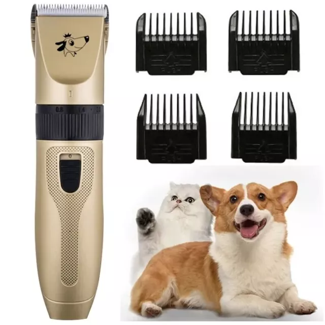 Recortadora Electrica De Pelo Para mascotas  Carga USB Maquina Profesional