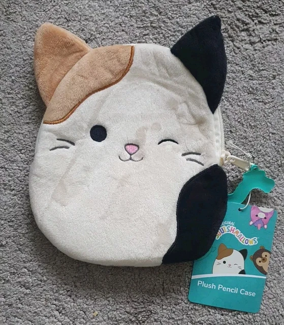SQUISHMALLOW CAM THE Cat Plush Pencil Case New With Tags £9.99