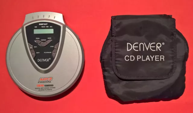 DENVER Tragbarer CD Player DMP347 DIGITAL ANTI SHOCK SYSTEM
