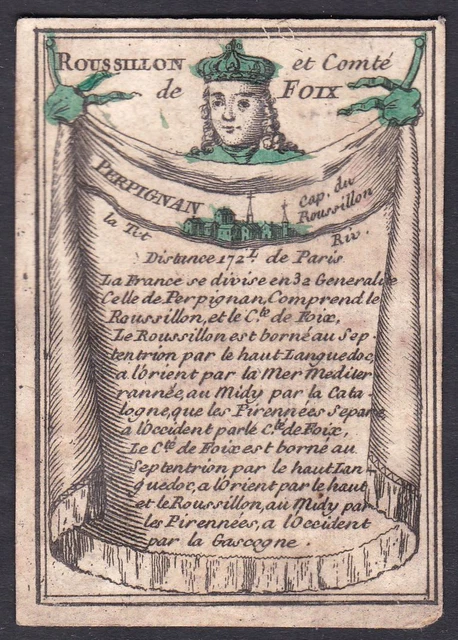 Foix Roussillon Perpignan playing card carte a jouer Spielkarte cards cartes