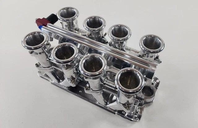 OBX MAXIMIZER ITB Individual Throttle Body Kit Chevy Small Block SBC ...