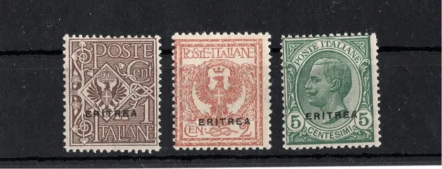 Eritrea 1924 Francobolli D'italia Del  1901 - 06 Soprastampati ** Belli...mnh Vf