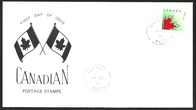 Canada   # 1696  Coil   Stylized Maple Leaf   Brand New 1998 Special Event Issue