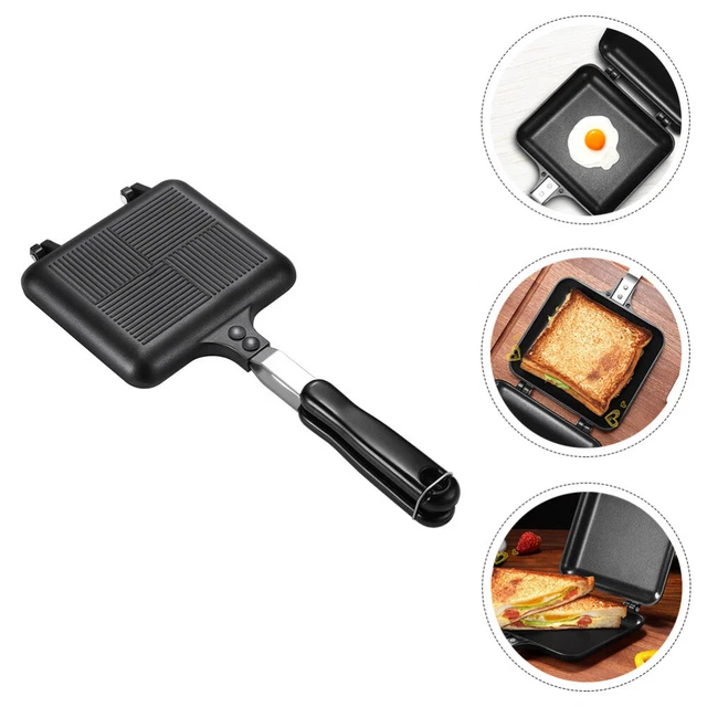 Antihaft-Tortillas Sandwich Maker Pfanne Waffel Pfannkuchen Snack Bratpfanne