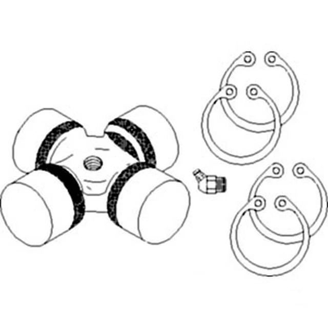 AL110150 Fits John Deere Cross & Bearing Kit 6010 6020 6100 6110 6120 6210 6