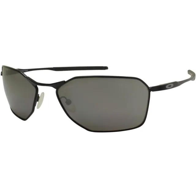 Ex Display Oakley OO 6047-0158 Savitar Satin Black Prizm Iridium Mens Sunglasses