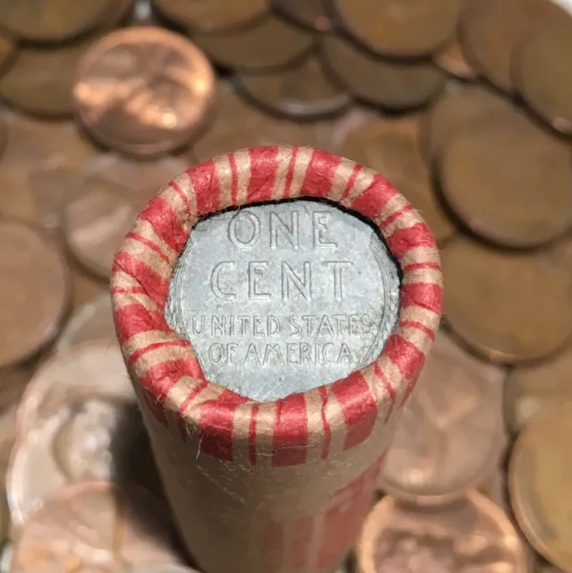 ✯ (1909-1958) Lincoln Wheat & Steel Cent Penny Rolls ✯