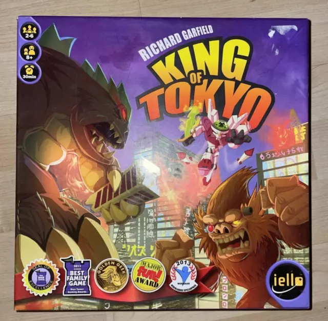 King of Tokyo Board Game 2014 Release - Richard Garfield IELLO - Complete