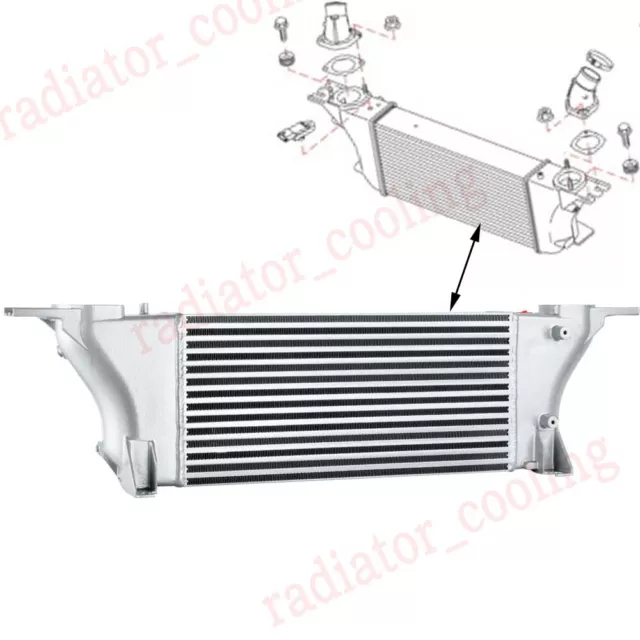 Upgraded Intercooler For Nissan Navara D40 V6 STX 550 3.0L V9X Pathfinder Diesel 3