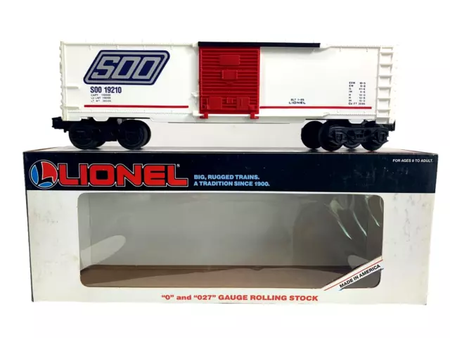 6-19210 O-Gauge Lionel SOO Line (#19210) Box Car