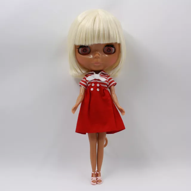 Takara 12" Neo Blythe  SHORT Hair Nude Doll from Factory TBY293