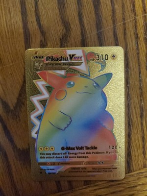 pikachu vmax rainbow gold