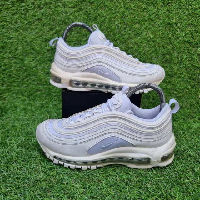 NIKE AIR MAX 97 Trainers Shoes Triple White Boys Girls Teans Junior Size UK 4 29.99 PicClick UK