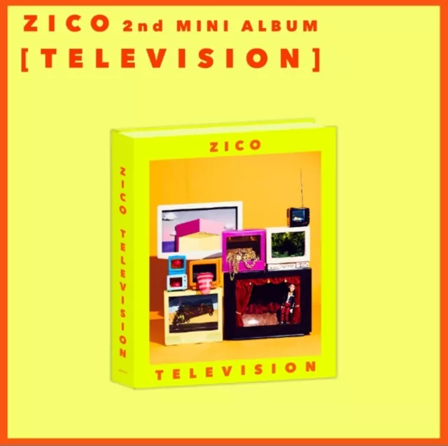 ZICO (BLOCK B) 2nd Mini Album [TELEVISION] CD+Card+Booklet+Sticker+Poster Toy