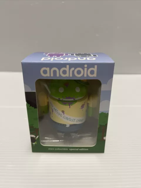 Google Android Figure 2018 Intern Pie Eating Contest Champ Mini Special Edition