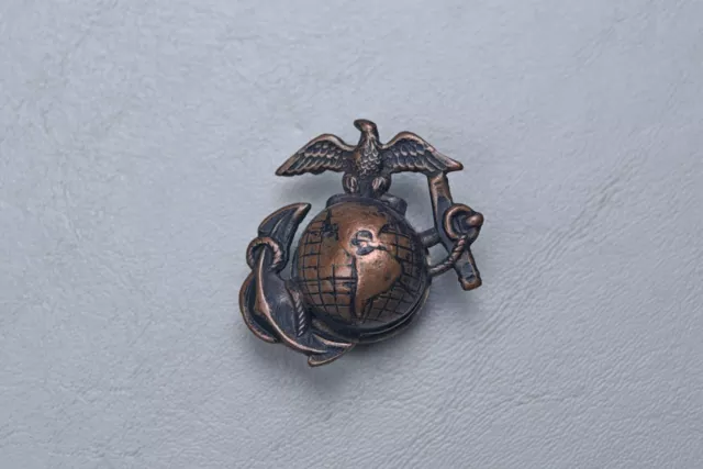 Wwi U.s. Marine Corps Enlisted Eagle, Globe, & Anchor For Visor Hat