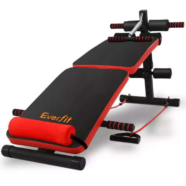 Adjustable Sit Up Bench Press Decline Weight Gym Steel Home Exercise Fitness