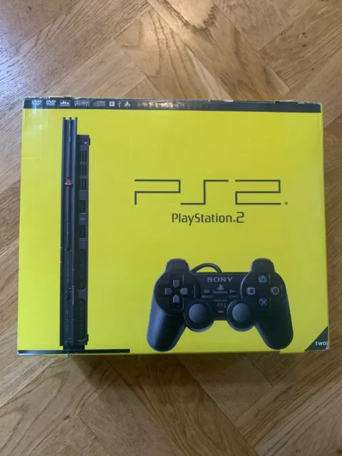 Sony Playstation 2 Console PS2 Slim Black Boxed