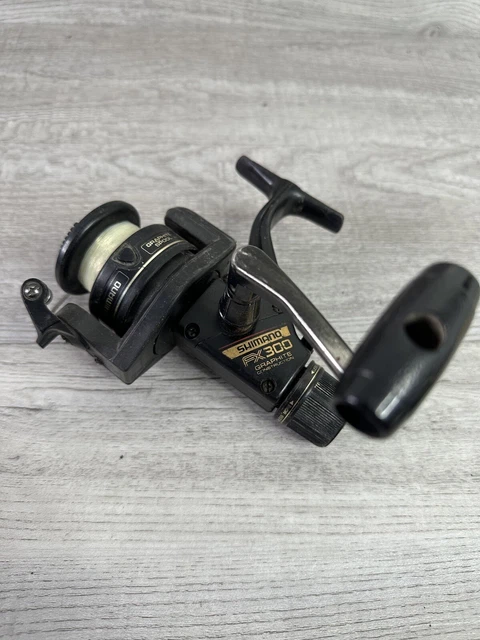 Moulinet Toupie Shimano FX300 – Quick Fire 2 – Graphite – Bobine Shimano R3 – Vintage