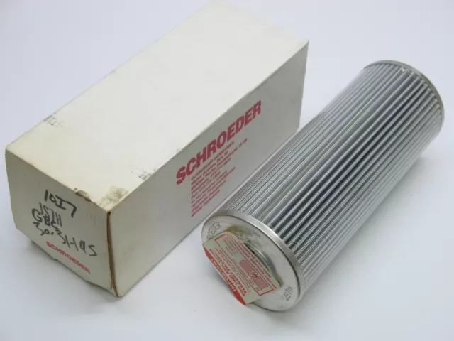 SCHROEDER JS7H Hydraulic Filter 10 Micron, 9" Long, Cellulose Media, Buna O-Ring