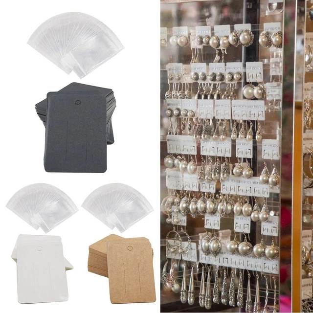 Barrette Packaging Card Hairpin Display Boardcard Transparent Hanging Tags